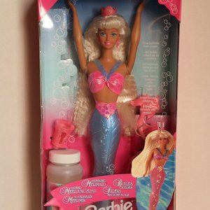 Rare Brand New Foreign International Bubbling Mermaid 1996 Barbie 90's doll